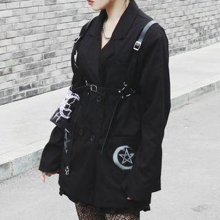 Star Print Blazer / Armband / Body Harness / Set
