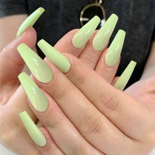 Plain Nail Art False Nail As Shown In Figure - One Size
