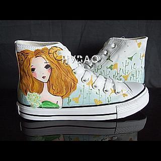 Waiting For Love High-top Canvas Sneakers