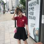 Plain Pleated Skirt Black - Skirt - One Size