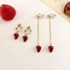 Strawberry Drop Earring (various Designs)