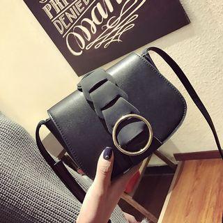 Round Buckle Crossbody Bag