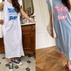 Surf Letter Long Tank Dress