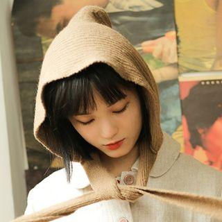 Tie-neck Knit Hat