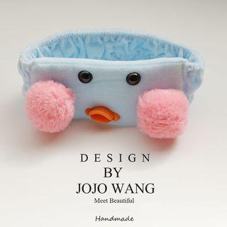 Chenille Animal Face Wash Headband