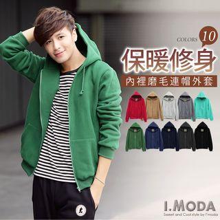 Brush-lining Hooded Coat