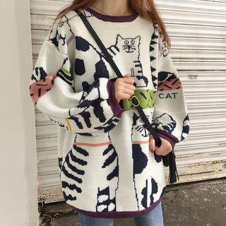 Cat Sweater As Shown In Figure - One Size
