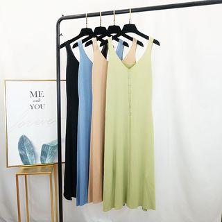 Spaghetti Strap Maxi Knit Dress