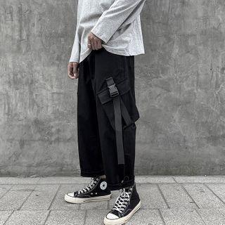 Pocket Cargo Straight Cut Pants