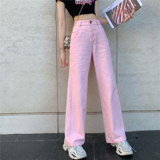 Wide-leg Pants / Short-sleeve T-shirt