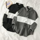Two-tone Knitted Shirt