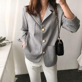 Button-detail Blazer