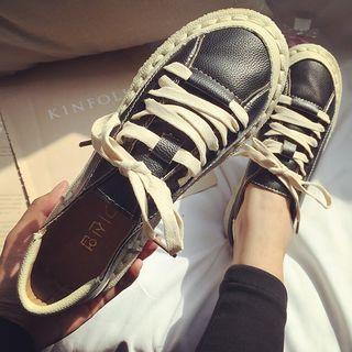 Low Heel Lace Up Sandals