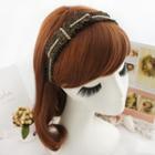 Linen Cotton Bow Headband