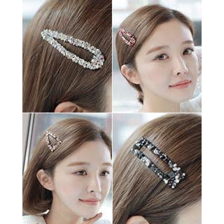 Rhinestone Hair Barrette (3 Types)