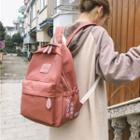 Chinese Character Nylon Backpack