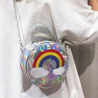 Rainbow Print Crossbody Bag