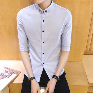 3/4-sleeve Long-sleeve Shirt