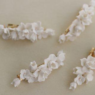 Flower Hair Clip / Drop Earring