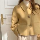 Buttoned Jacket Yellow - One Size