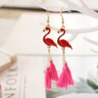 Flamingo Tassel Earring