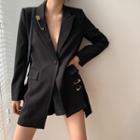 Set: Single Button Blazer + Belt