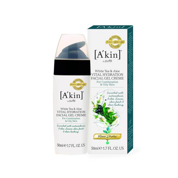 Akin - White Tea & Aloe Vital Hydration Facial Gel Cream 50ml