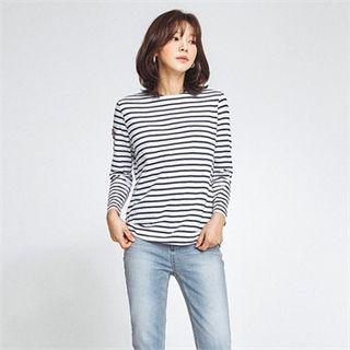 Embroidery Marine Stripe T-shirt