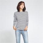 Embroidery Marine Stripe T-shirt