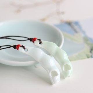 Bean Whistle Pendant Necklace