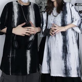 Couple Matching Short Sleeve Tie-dye T-shirt
