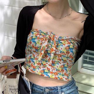 Floral Tube Top / Cardigan