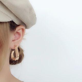 Triangle Dangle Earring As Shown In Figure - One Size