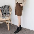 Corduroy H-line Skirt