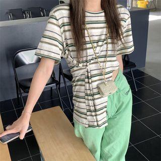Short-sleeve Irregular Top
