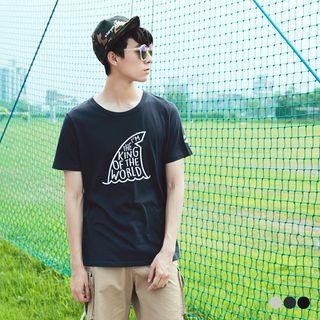Men Shark Graphic Tee