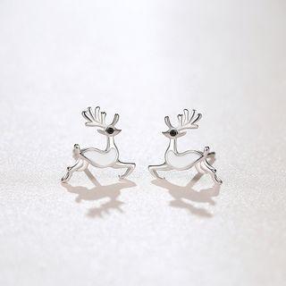 Deer Stud Earring Deer - One Size