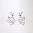 Deer Stud Earring Deer - One Size