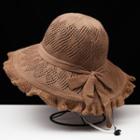 Knit Eyelet Sun Hat