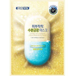 Frienvita - Perfect Skin Adhesion Aqua Gold Glow Mask 1pc 25g