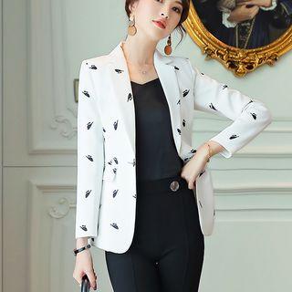 Patterned Blazer / Dress Pants / Set