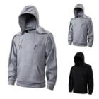 Detachable-hood Pullover
