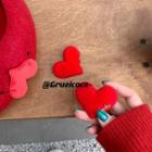 Heart Hair Clip 1 Pc - Red - One Size