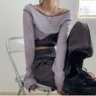 Long-sleeve T-shirt / Tube Top / Sweatpants