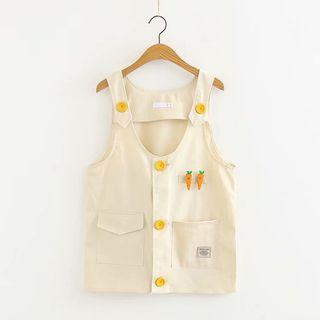 Carrot Pocket Plain Vest