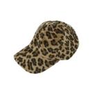 Leopard Baseball Cap Brown - One Size
