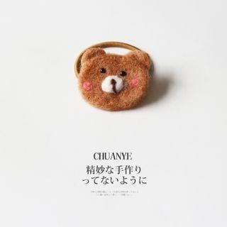 Bear Felt Hair Tie / Hair Clip