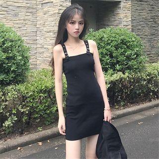 Strappy Knitted Sheath Dress