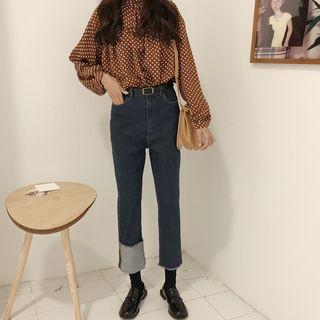 Embroidered Boot Cut Jeans