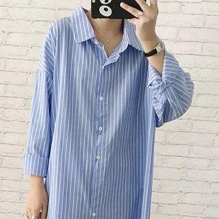 Striped Blouse Dress